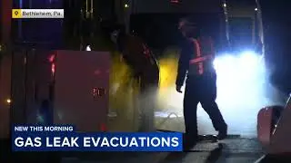 Dozens forced out of their homes after gas leak in Bethlehem