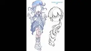 Please give her a name! #art #music #algorithm #drawing #shorts @cherrreii