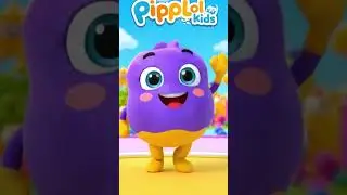 Can you wave like Pipplo? 💜💛 #kidscartoons
