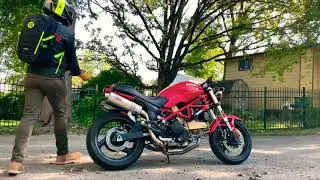 Ducati Monster 695 Mivv Oval High Mount Exhaust (slip on)