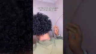 Natural hair in her different states with different products & without #teamnatural #naturalhair