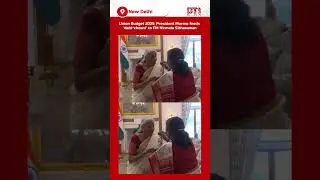 Union Budget 2025: President Murmu feeds 'dahi-cheeni' to FM Nirmala&nbsp;Sitharaman
