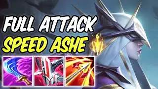 FULL ATTACK SPEED ASHE ADC WITH BUFFED LETHAL TEMPO | Best Build & Runes | League of Legends