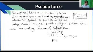 Pseudo force 