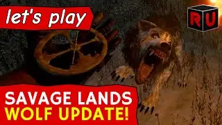 Baby wolves, giant plague wolves & dire wolves | Let's play Savage Lands (S1 Ep 44)