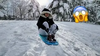 WE WENT SLEDDING!!!