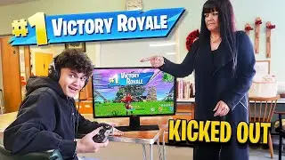 16 Year Old Little Brother EXPELLED for Playing Fortnite in SCHOOL