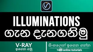 What is Direct/Indirect Illumination in V-Ray 3Ds Max (Sinhala)