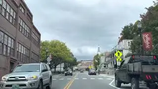 Springfield, Vermont DownTown TOUR in 4K