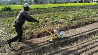 🌱 Jang JP1 Seeder Used in Nepal | Biointensive Farming at Spiral Farm House 🌱