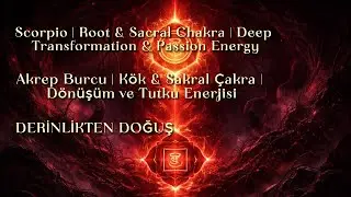 Scorpio (Akrep Burcu)| Root & Sacral Chakra | Deep Transformation & Passion Energy