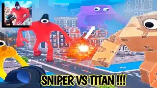 🧌 SNIPER VS TITAN: CITY WARFARE 🌆 GAMES ANDROID/IOS [GAMEPLAY WALKTROUGH] PART #1