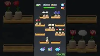 Flower Sort: Bloom Puzzle Game - Gameplay (Android, IOS)