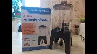 Ziss Brine Shrimp Hatchery unboxing and setup - Hatchery system Artemia Hatchery 2000 ZH-2000
