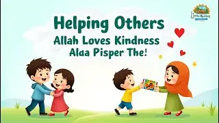 Helping Others || Allah Loves Kindness 🤝|| Kids Poem || Islamic Cartoon