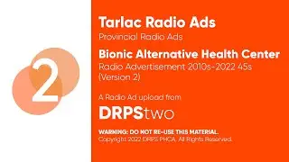 Bionic Alternative Health Center Radio Ad 2010s-2022 45s (Tarlac, Version 2)