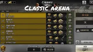 Classic Arena - attacking and my defence - The Walking Dead: Road To Survival TWD