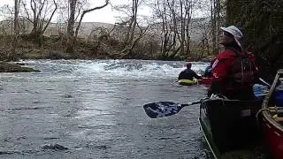 River Tywi gorge rapid