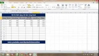 Hướng dẫn sử dụng excel cơ bản  Định dạng văn bản trong Excel