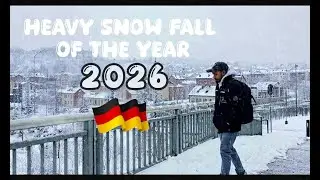 Germany की सबसे ठंडी सुबह ❄️ | 2026 First Snowfall Vlog