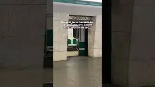 Зачем нужны ЭТИ двери в метро Питера? 😱😶 #путешествия #санктпетербург #россия #метро