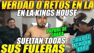 😲KINGS HOUSE juegan VERDAD o RETO😲 TERMINAN  SOLTANDO TODAS SUS FULERAS😲 CIRILO se KCHO un KBR0😲