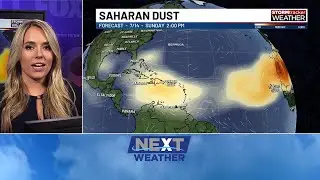 Next Weather: Saharan dust and our sunrises/sunsets