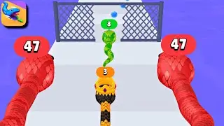 Snake Run Race🐍🏁 3d Running Gameplay Walkthrough Part - 15 (iOS, Android)