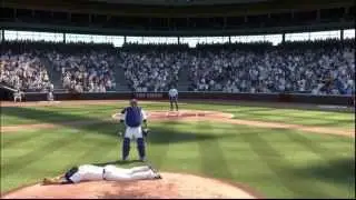 MLB 14 The Show (PS4) Jeff Samardzija Dies With Jim Ross Commentary