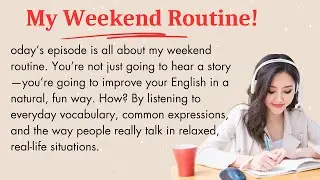 B1-B2 Listening Practice | My Weekend Routine | English Learning Podcast