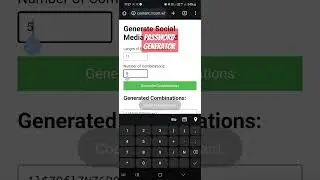 Password Generator using HTML+CSS+ChatGPT #rhcengineering #html #chatgpt #css