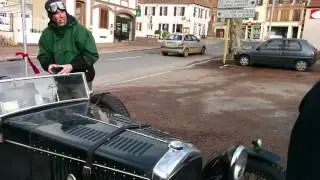 How to get into a Frazer Nash with a broken leg