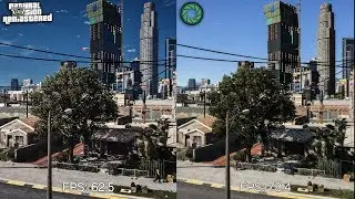 GTA V REDUX 1.6 VS NaturalVision Remastered Graphics Comparison + Benchmark with FPS