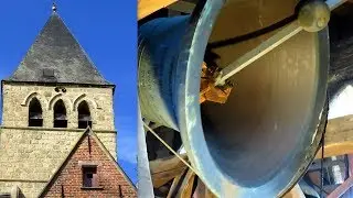 Herzele, Sint-Martinuskerk, klokken (solo, volgelui & simulatie).