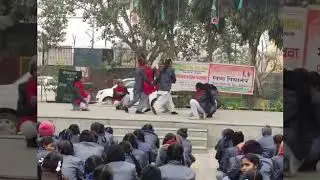 Skit play on communal harmony (unity of diversity) photos