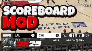 Как установить мод табло | NBA 2K25