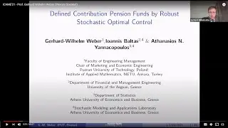 ICAME'21 - Prof. Gerhard Wilhelm Weber (Plenary Speaker)