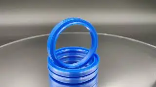 Pneumatic rod seal