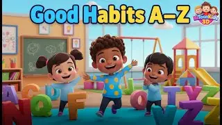 Good Habits from A to Z | Kids Alphabet Song | Learn Good Manners & Daily Habits