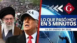 🔵 Noticias 14 enero:  IRÁN AMENAZA CON ATAQUE CONTRA EEUU SÍ INTERVIENEN EN PROTESTAS | Noticiero