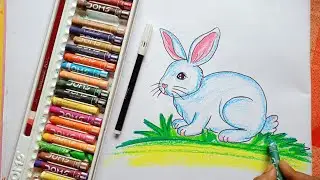 how to draw rabbit live drawing for kids 🥰 #drawing #sketch #live
