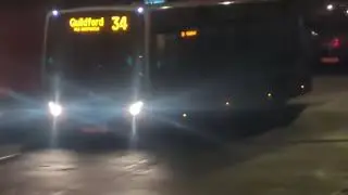 Here is the Stagecoach bus 37261 on the number 34 in Guildford Sunday 25 January 2026