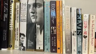 MY UPDATED ELVIS PRESLEY BOOK COLLECTION!!!