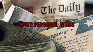 WW2 PERSONAL ITEMS | US 4th infantry division | 1945 battle of Prümm