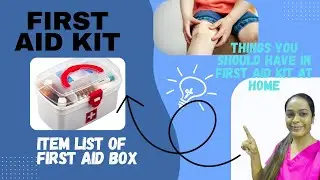 What's in my First Aid Box🤔||Things to keep in First Aid Box at Home||How to use your First Aid kit
