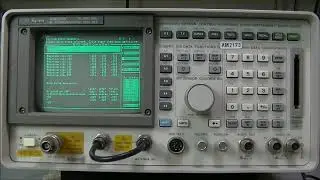 Testing RF modules of an Agilent HP 8920B (self test mode)