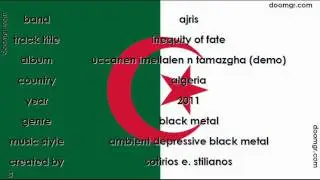 Depressive Black Metal By Country - Ajris from Algeria