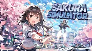 Sakura School game live stream on fire car drift 😭❣️