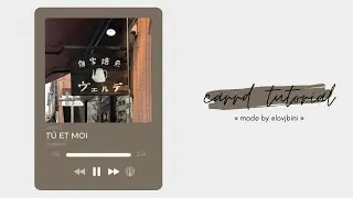 interactive apple music themed carrd tutorial &mdash; &copy; k4lify