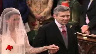 Royal Wedding Raw Video: Kate, Dad Walk Aisle